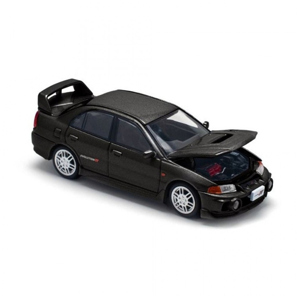 Mô Hình Xe POPRACE PR640227 MITSUBISHI LANCER EVOLUTION IV - PYRENEES BLACK PEARL