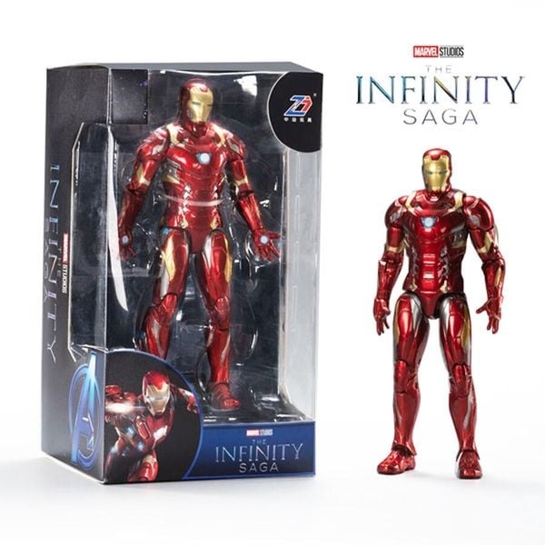 Mô Hình Ráp Sẵn Marvel Iron Man MK46 with Plastic Holder - ZD Toys - ZM36 của ZDtoys