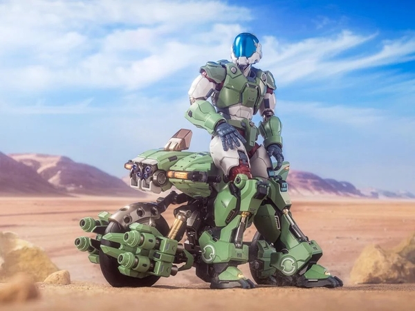 Mô Hình Ráp Sẵn MB Robotech Ultimate X-Class Space Fortress Cyclone Motorcycle của Moshow toys