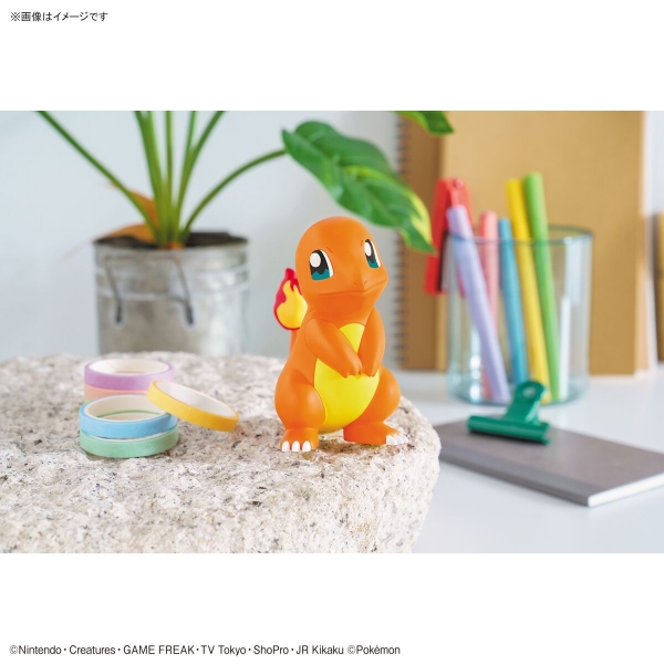Mô Hình Lắp Ráp Pokemon PLAMO COLLECTION QUICK!! 11 Charmander của Bandai Nhật Bản