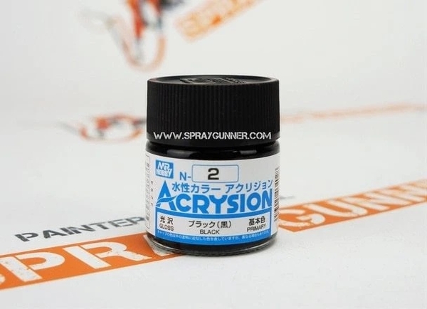 Sơn Gốc Nước ACRYSION HOBBY COLOR N1-N24 10mL Mr. Hobby - Sơn Mô Hình, Sơn Gundam