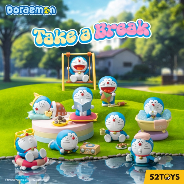 [Hộp Mù] BlindBox DORAEMON TAKE A BREAK Blindbox Series của 52Toys