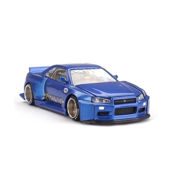 Mô Hình Xe Kaido House KHMG158 Nissan Skyline GT-R (R34) Kaido Works (V2 Aero) SHINJUKU V2