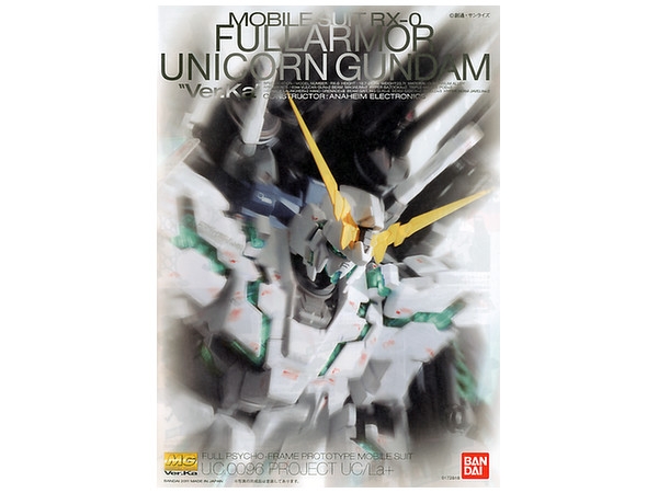 Mô Hình Lắp Ráp Gundam MG 1/100 RX-0 FULL ARMOR UNICORN GUNDAM VER. Ka của Bandai Nhật Bản