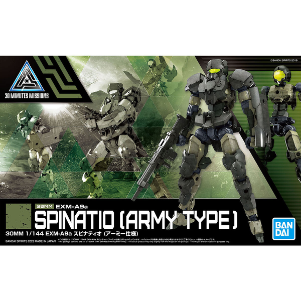 Mô hình Lắp Ráp 30MM 1/144 EXM-A9a SPINATIO (ARMY TYPE) của Bandai Nhật Bản