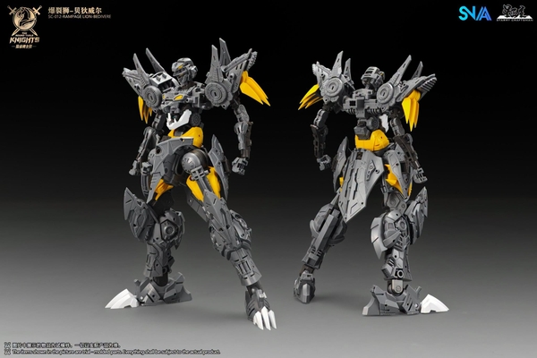 MÔ HINH LẮP RÁP BG 1/144 SC-012 RAMPAGE LION BEDIVERE (TẶNG BASE, DECAL NƯỚC) của SNAA