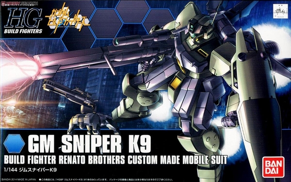 Mô Hình Lắp Ráp Gundam HGBF 1/144 GM SNIPER K9 của Bandai Nhật Bản