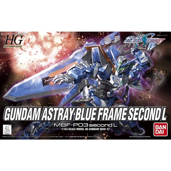 Mô hình Lắp Ráp Gundam HG SEED 1/144 GUNDAM ASTRAY BLUE FRAME SECOND L của BANDAI nhật bản
