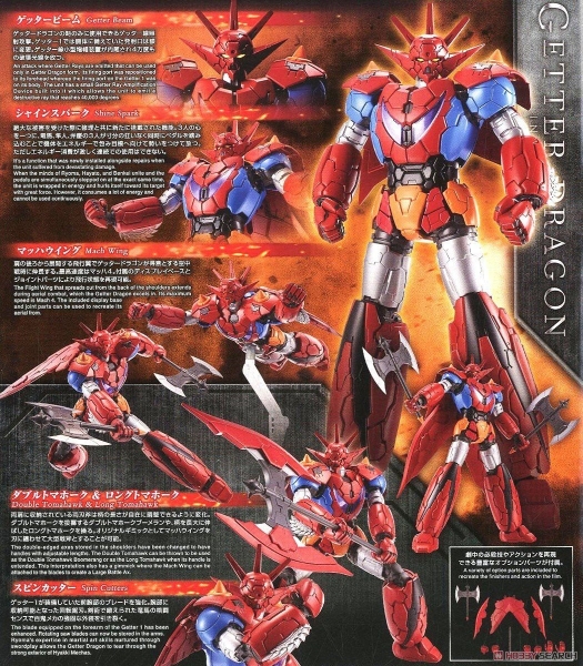 Mô Hình Lắp Ráp HG Getter Dragon - Infinitism của Bandai Nhật bản