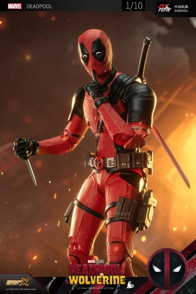 Mô Hình Ráp Sẵn Marvel DeadPool - DeadPool & Wolverine của ZDtoys