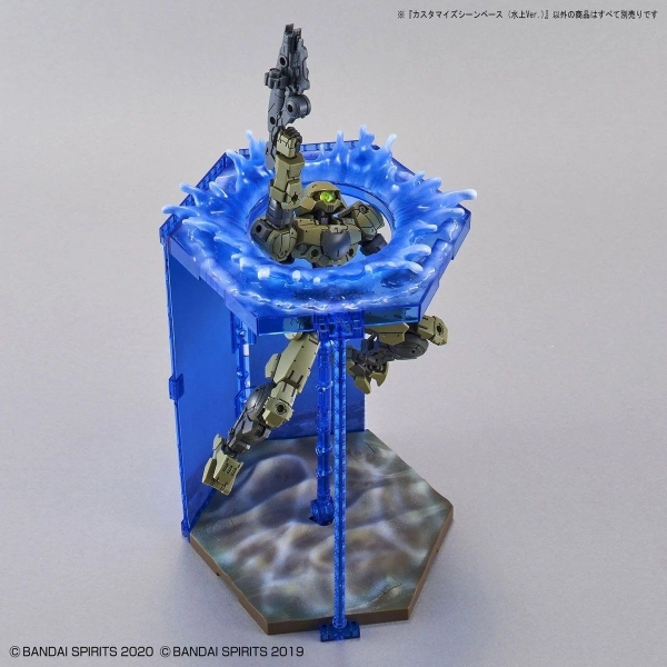 Mô Hình Lắp Ráp CUSTOMIZE SCENE BASE - WATER FIELD Ver của Bandai Nhật Bản