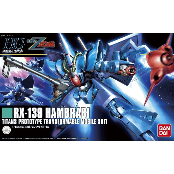Mô Hình Lắp Ráp Gundam HG UC 1/144 RX-139 Hambrabi của Bandai Nhật Bản