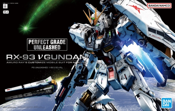 Mô Hình Lắp Ráp Gundam PG UNLEASHED 1/60 RX-93 NU (v) GUNDAM của