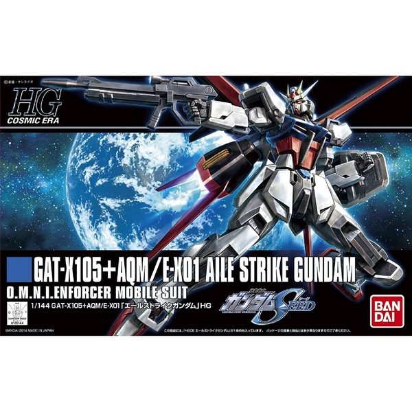 Mô Hình Gundam HG 171 Aile Strike Gundam 1/144 SEED Chính Hãng Bandai