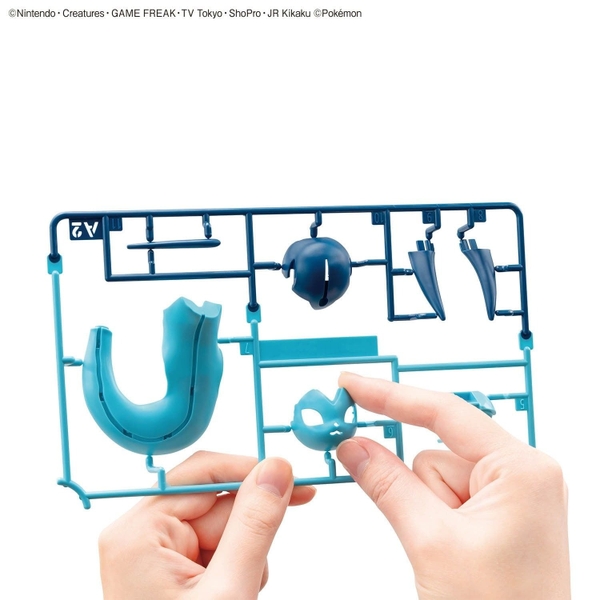 Mô Hình Lắp Ráp Pokemon Plastic Model Collection Quick!! 27 Vaporeon của Bandai Nhật Bản