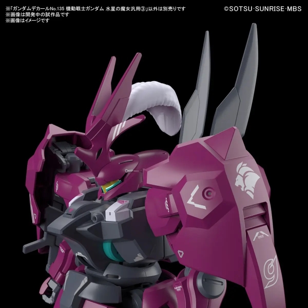 Gundam Decal No.135 Mobile Suit Gundam: The Witch from Mercury 3 của Bandai Nhật Bản