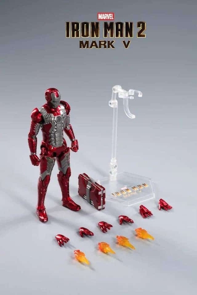 Mô Hình Ráp Sẵn Iron Man Mark V (MK5) Scale 1:10 của ZDTOYS