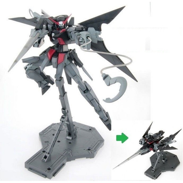 Đế trưng bày Action Base 1 Black - Gray - Clear - Đen - Xám - Trong Suốt Display Bandai HG RG MG của Bandai nhật