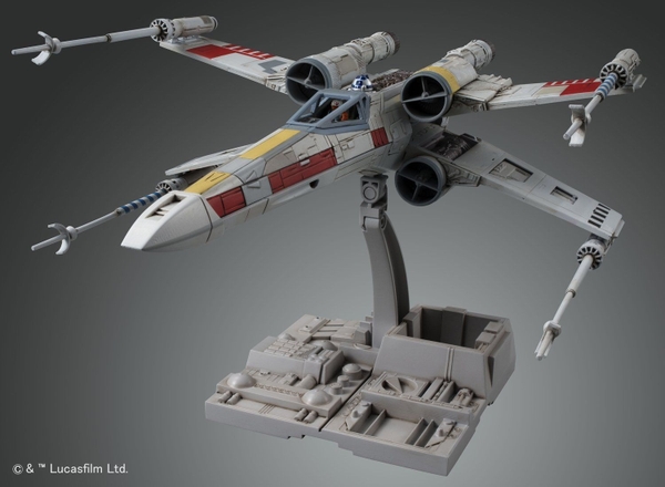 Mô Hình Lắp Ráp Star Wars 1/72 X-WING STARFIGHTER của Bandai Nhật Bản