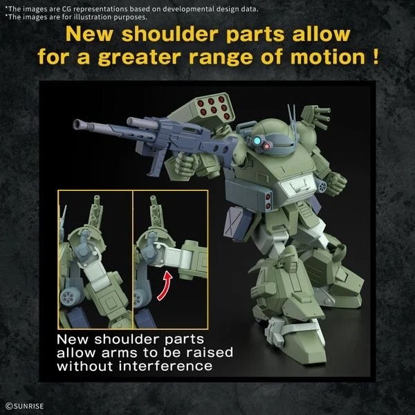 Mô Hình Lắp Ráp Gundam HG SCOPE DOG TURBO CUSTOM của Bandai Nhật bản