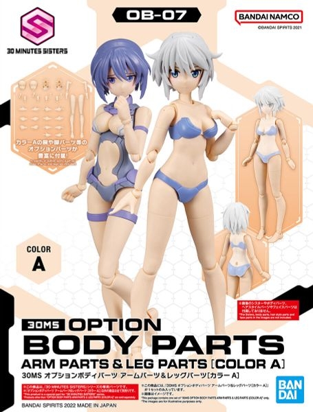 Mô hình Lắp Ráp 30MS Bộ Phụ kiện Mô hình Lắp Ráp 30MS Bộ Phụ kiện OPTION BODY PARTS ARM PARTS & LEG PARTS [COLOR A] của Bandai Nhật Bản