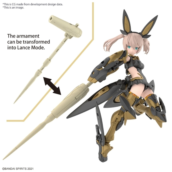 Mô Hình Lắp Ráp 30MS SIS-Tc20g Tukirna Diearth - Innocente Form của Bandai Nhật Bản