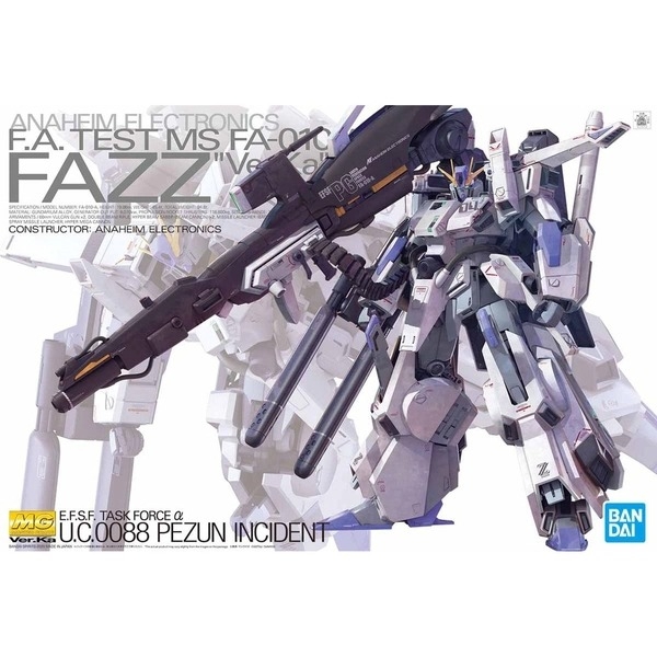 Mô Hình Lắp Ráp Gundam MG 1/100 FAZZ Ver. Ka của Bandai Nhật Bản