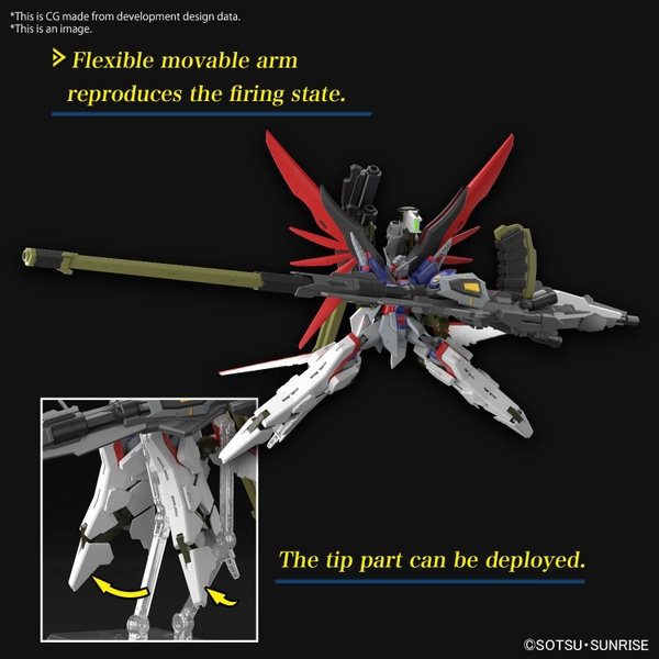 Mô Hình Lắp Ráp Gundam HG 1/144 DESTINY GUNDAM SpecⅡ&ZEUS SILHOUETTE của Bandai Nhật bản