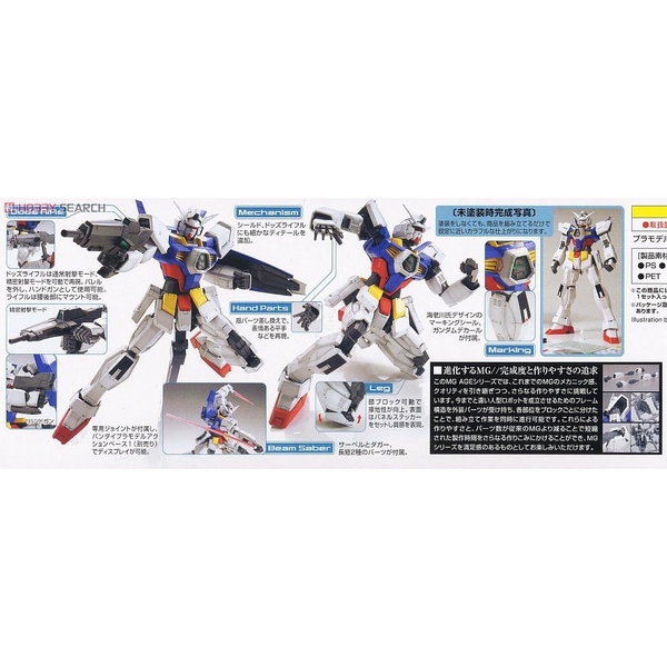 Mô hình Gundam Bandai MG AGE-1 Normal 1/100 Gundam AGE