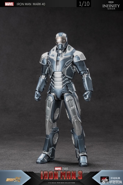 Mô Hình Ráp Sẵn Marvel 1/10 Iron Man Mk40 của ZDtoys