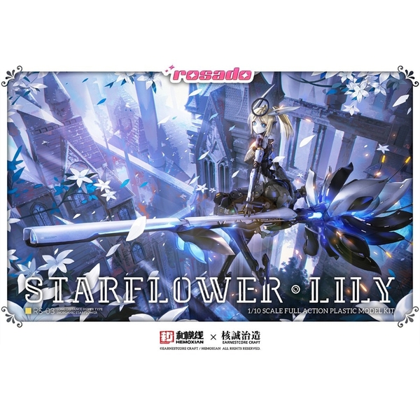 Mô Hình Lắp Ráp 1/10 Rosado Starflower Lily của Hemoxian x E.Craft