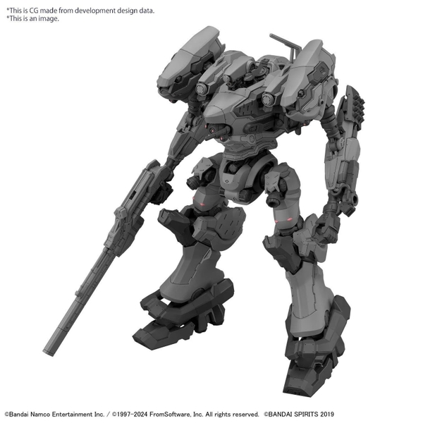 Mô Hình Lắp Ráp 30MM ARMORED CORE Ⅵ FIRES OF RUBICON RaD CC-2000 ORBITER của Bandai nhật bản