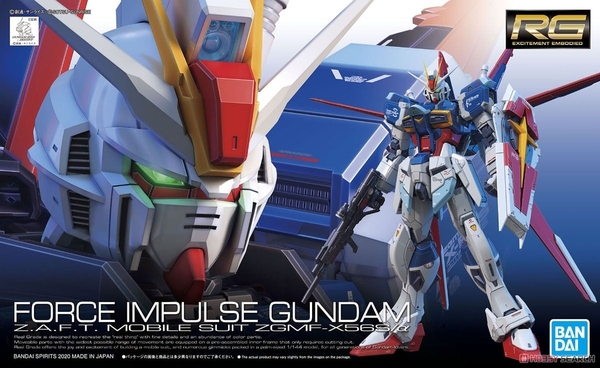 Mô Hình Lắp Ráp Gundam RG 1/144 FORCE IMPULSE GUNDAM của Bandai Nhật Bản