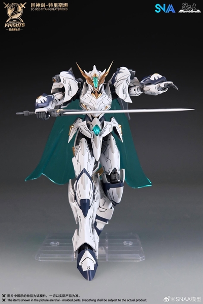 Mô Hình Lắp Ráp RG/BE 1/144 Tristan Titan Greatsword (Kèm Base + Decal nước) - Chính hãng SNAA