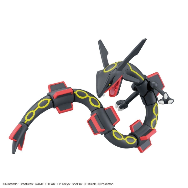 Mô Hình Lắp Ráp Pokemon PLAMO COLLECTION SELECT SERIES Black Rayquaza của Bandai Nhật bản