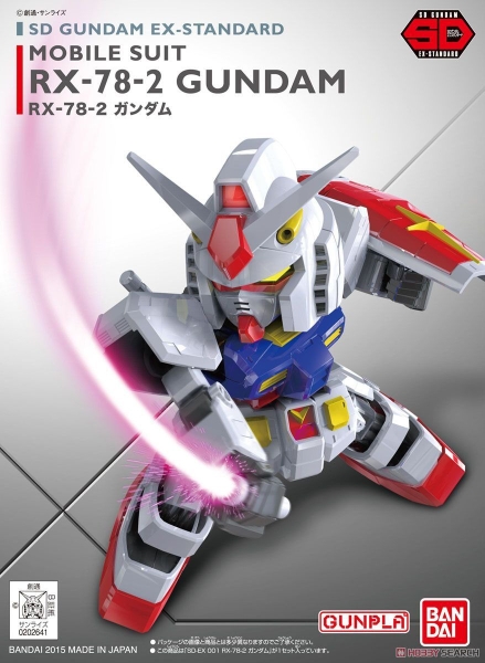 Mô Hình Lắp Ráp Gundam SD GUNDAM EX-STANDARD RX-78-2 GUNDAM của Bandai Nhật Bản
