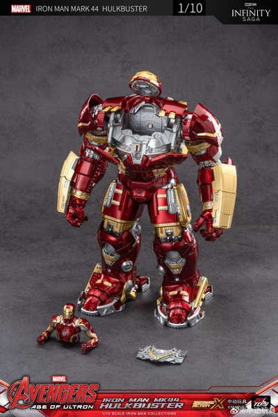 Mô Hình Ráp Sẵn Iron Man Mark 44 Hulkbuster MK44 1/10 Scale Avengers Infinity Saga của ZDtoys