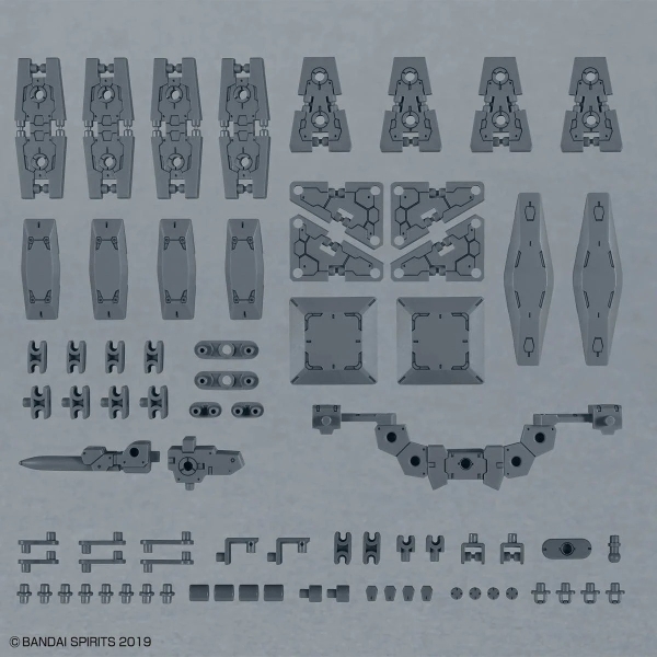 Mô Hình Lắp Ráp Bộ Phụ Kiện 30MM 1/144 OPTION PARTS SET 19 (MULTI SHIELD) của Bandai Nhật Bản