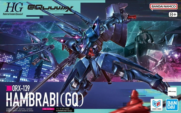 Mô Hình Lắp Ráp Gundam HG 1/144 HAMBRABI(GQ) của Bandai Nhật Bản