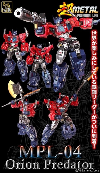Mô hình Action Orion Predator MPL-04 (optimus) của banana force