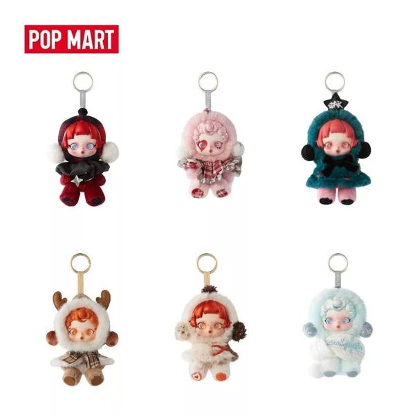 Mô HÌnh POP MART SKULLPANDA Winter Symphony Series Plush Blind Box Action Toys Figure