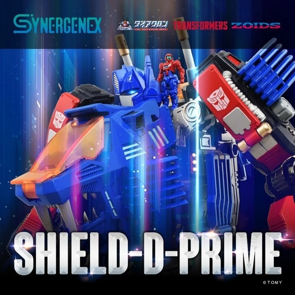 Mô Hình Zoids Transformers x Zoids x Diaclone Shield D-Prime - Synergenex T-Spark của Takara Tomy