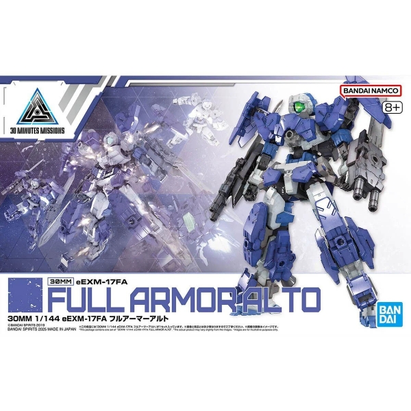 Mô Hình Lắp Ráp 30MM 1/144 eEXM-17FA Full Armor Alto của Bandai Nhật Bản