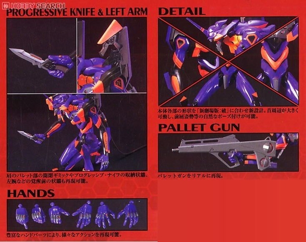 Mô Hình Lắp Ráp Gundam HG EVANGELION 01 (NEW MOVIE KAKUSEI ver.) của Bandai Nhật Bản