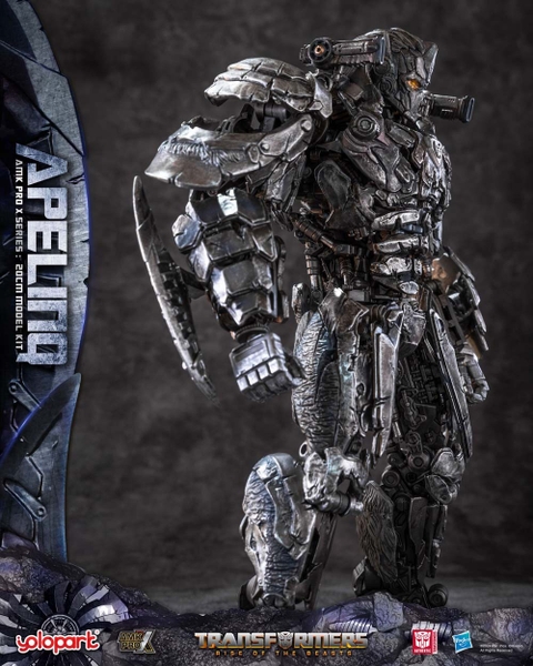 Mô Hình Lắp Ráp AMK PRO X Series Transformers Movie 7: Rise of The Beasts – 22cm Apelinq Model Kit của YOLOPARK