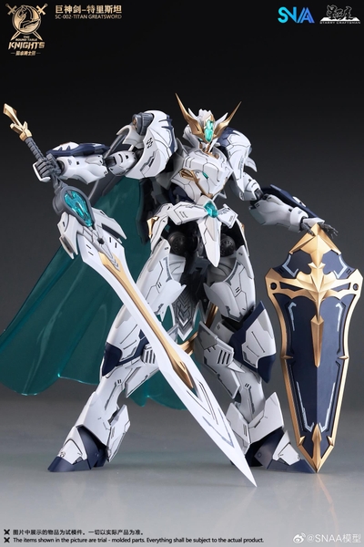 Mô Hình Lắp Ráp RG/BE 1/144 Tristan Titan Greatsword (Kèm Base + Decal nước) - Chính hãng SNAA