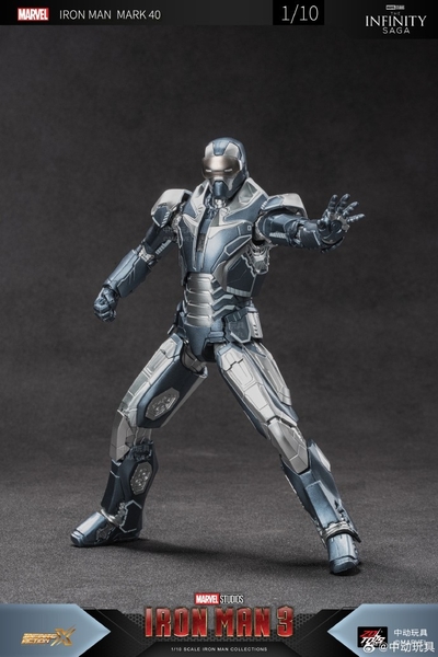 Mô Hình Ráp Sẵn Marvel 1/10 Iron Man Mk40 của ZDtoys