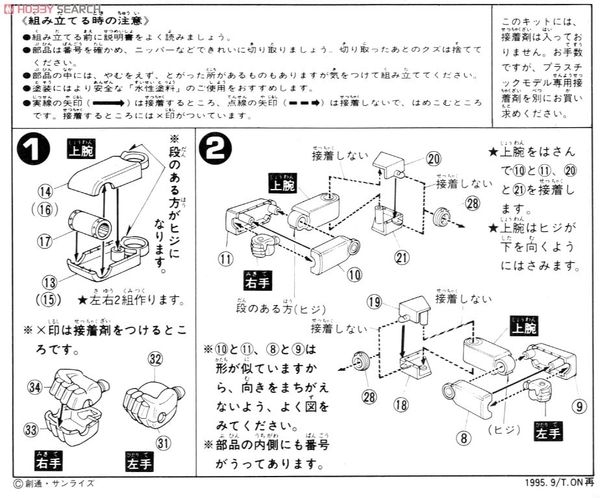 Mô Hình Lắp Ráp 1/144 GUNDAM của Bandai Nhật bản