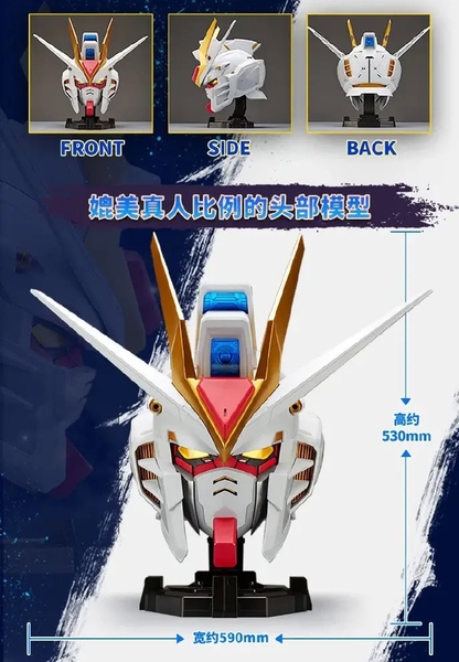 Mô Hình Tĩnh Ráp Sẵn BN Head Collection Vol. 2 Strike Freedom Gundam của Bandai Nhật bản