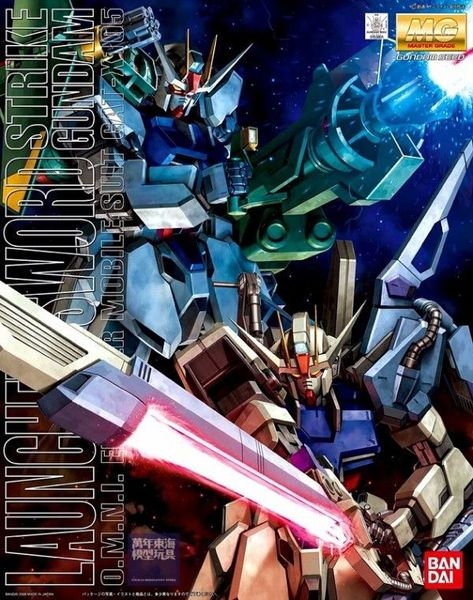 Mô Hình Lắp Ráp Gundam MG 1/100 STRIKE GUNDAM LAUNCHER / SWORD của Bandai Nhật Bản